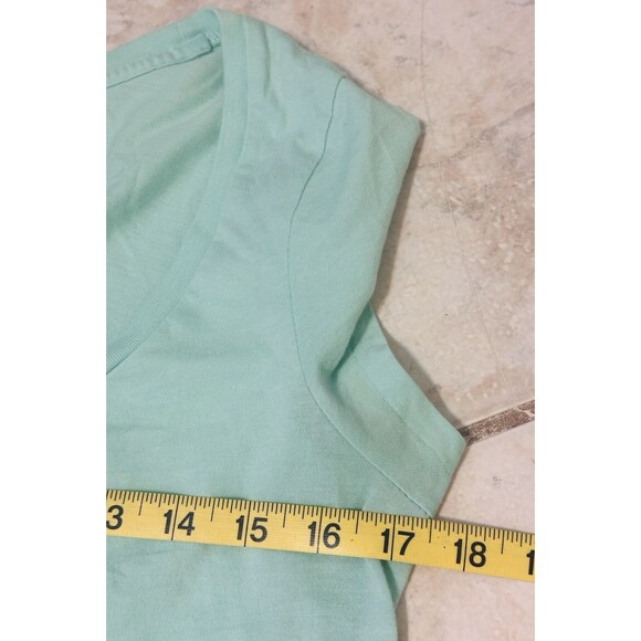 Polo Ralph Lauren Women Size M Mint Green Short Sleeve Maxi Dress Minimalist - Picture 10 of 13